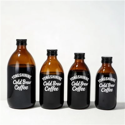 Ampolles de vidre de cafè fred